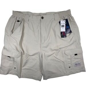 Bimini Bay Boca Grande II Shorts Men's Size 42 Off-White NWT Pockets Nylon